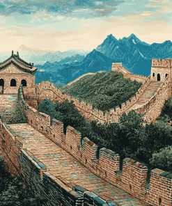 Great Wall of China Landscape Diamond Painting