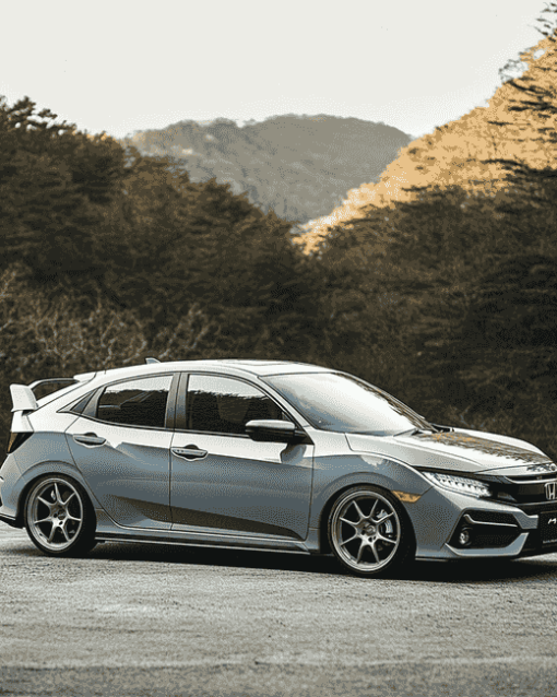 Grey Honda Hatchback Style Diamond Painting