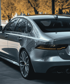 Grey Jaguar XF Luxury Diamond Painting