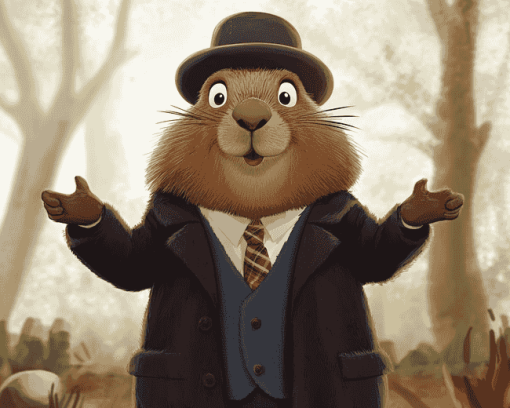 Groundhog Day Animation Diamond Painting