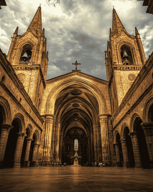 Guadalajara Cathedral Architecture Diamond Painting