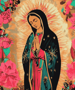 Guadalupe Vintage Woman Diamond Painting