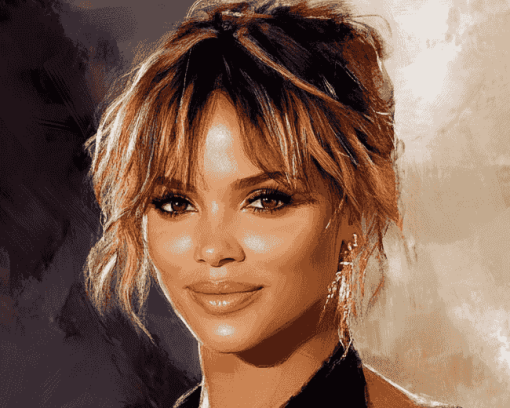 Halle Berry Celebrity Diamond Painting