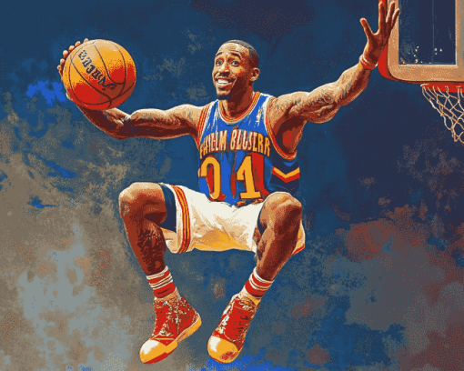 Harlem Globetrotters Basketball Diamond Painting