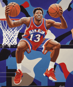 Harlem Globetrotters Basketball Star Diamond Painting