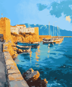 Heraklion Seascape Diamond Painting