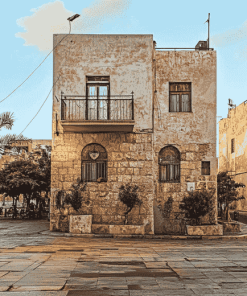 Historic Tel Aviv Building Diamond Painting