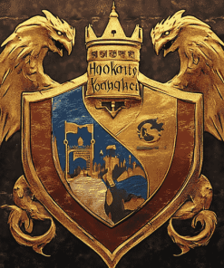 Hogwarts House Crests Diamond Painting