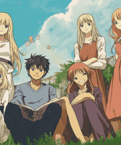 Honey and Clover Anime Artwork Diamond Painting