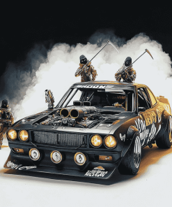 Hoonicorn Racing Engine Diamond Painting