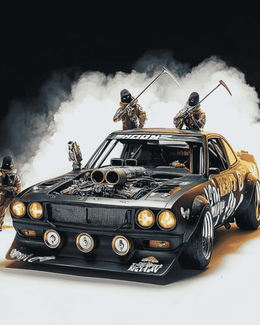 Hoonicorn Racing Engine Diamond Painting