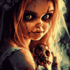 Horror Icon Bride Of Chucky Diamond Painting