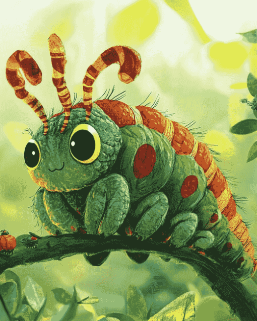 Hungry Caterpillar Animation Diamond Painting