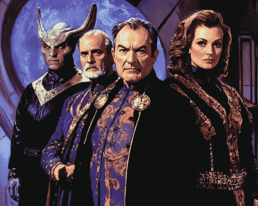 Iconic Babylon 5 Figures Diamond Painting