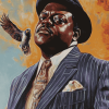 Iconic Bernie Mac Celebrity Diamond Painting