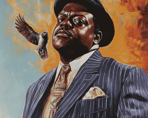 Iconic Bernie Mac Celebrity Diamond Painting