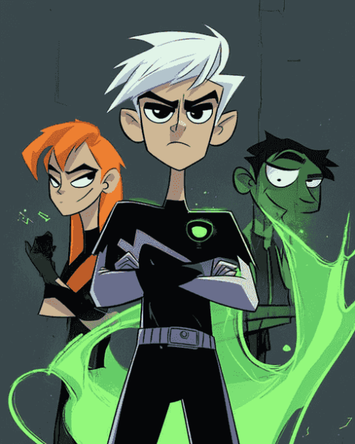 Iconic Danny Phantom Diamond Painting