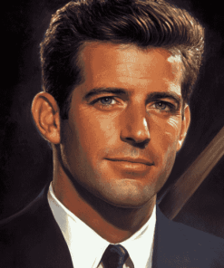 Iconic John Kennedy Jr Diamond Painting