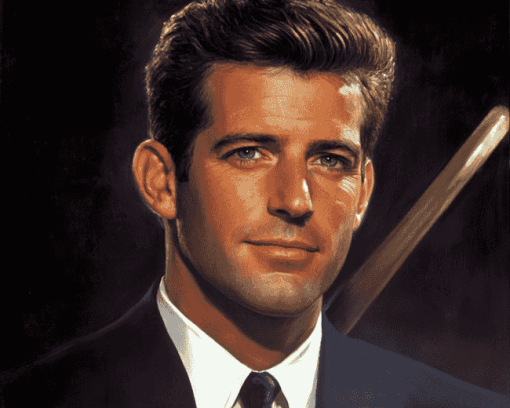 Iconic John Kennedy Jr Diamond Painting