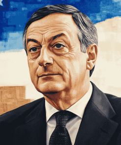 Iconic Mario Draghi Diamond Painting