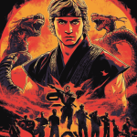 Illustration Cobra Kai Series Diamond Painting