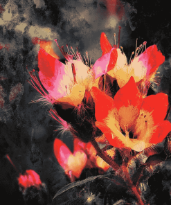 Indian Paintbrush Flowers Diamond Painting