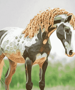 Indian Ponies Artwork Diamond Painting