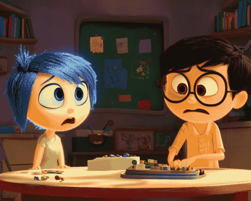 Inside Out Characters Joy Diamond Painting