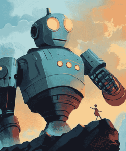 Iron Giant Animation Diamond Painting