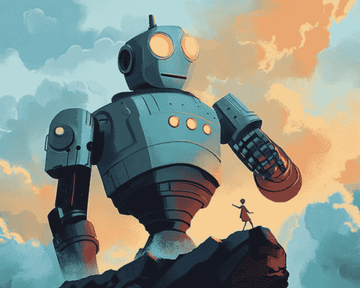 Iron Giant Animation Diamond Painting