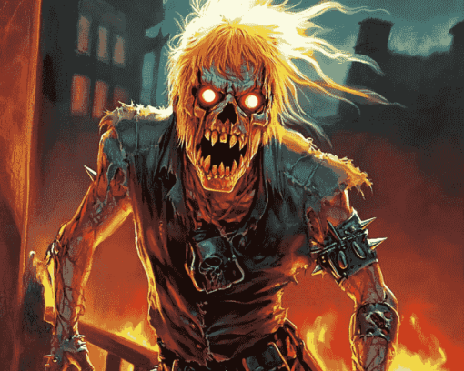 Iron Maiden Video Game Diamond Painting