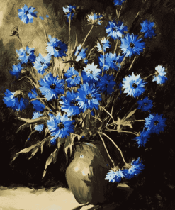 Issac Levitan Cornflowers Diamond Painting