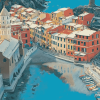 Italian Vernazza Cityscape Diamond Painting