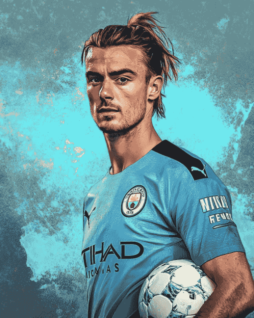 Jack Grealish Manchester City Diamond Painting