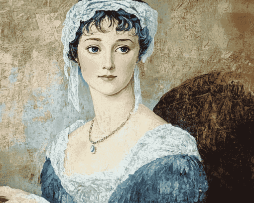 Jane Austen Vintage Women Diamond Painting