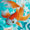 Japanese Fish Animations Diamond Painting