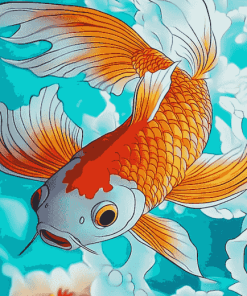 Japanese Fish Animations Diamond Painting