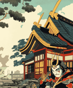 Japanese Kabuki Animation Diamond Painting