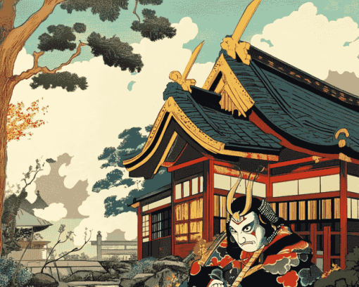 Japanese Kabuki Animation Diamond Painting