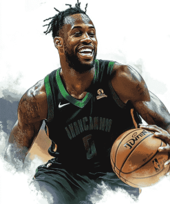 Jaymon Green Famous Basketballer Diamond Painting