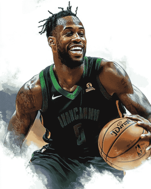 Jaymon Green Famous Basketballer Diamond Painting