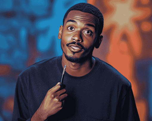 Jerrod Carmichael Celebrity Diamond Painting