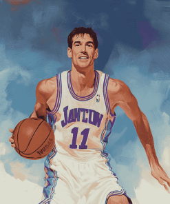 John Stockton Basketballers Diamond Painting