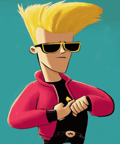 Johnny Bravo Cartoon Diamond Painting