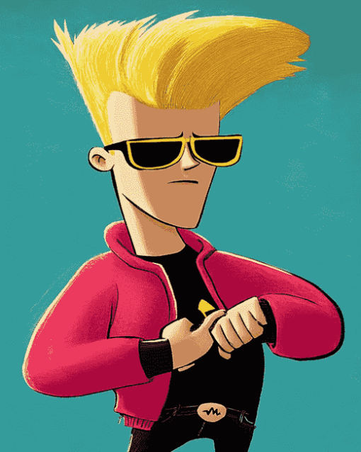 Johnny Bravo Cartoon Diamond Painting