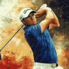 Jordan Spieth Famous Golfer Diamond Painting