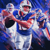 Josh Allen Football Star Diamond Painting