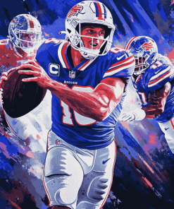 Josh Allen Football Star Diamond Painting