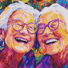 Joyful Women in Color Diamond Painting