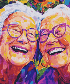 Joyful Women in Color Diamond Painting